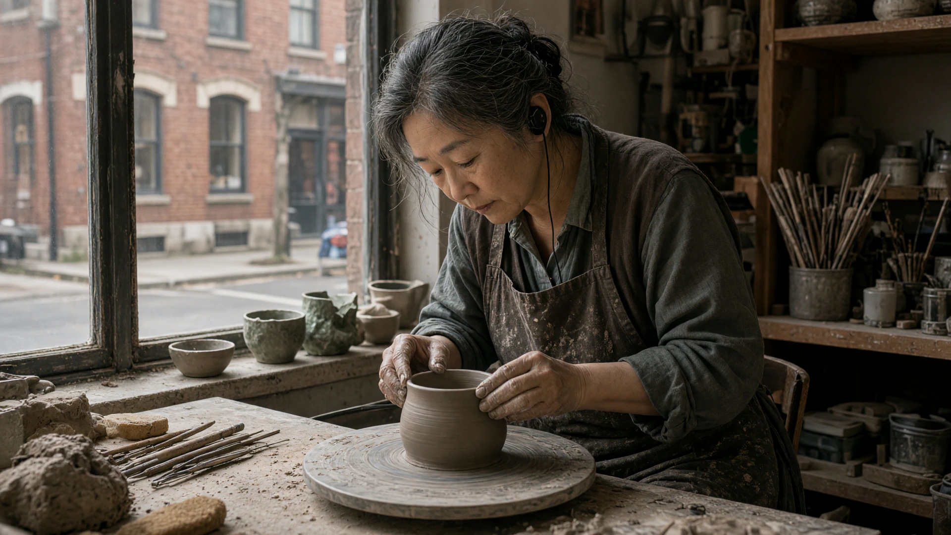 Listening while creating